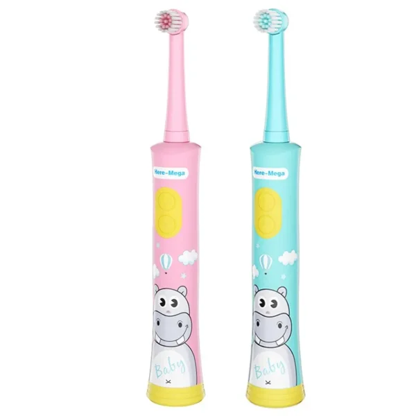 Rotary Electric Toothbrush For Children Oral Care IPX7 Waterproof USB Fast Charge Smart High Quality - Image 6