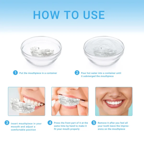 Anti Snoring Bruxism Mouth Guard Improve Sleeping Teeth Bruxism Sleeping Anti Snoring And Apnea Snoring Device To Stop Snoring - Image 5